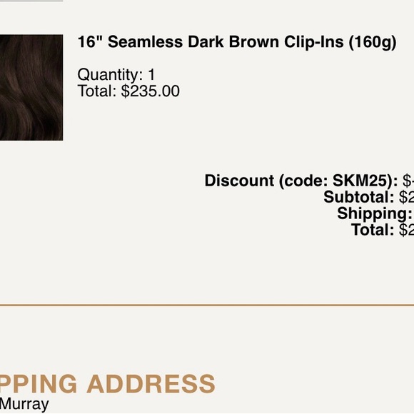 Luxy seamless 16 inch dark brown extensions 160 grams - Picture 5 of 6